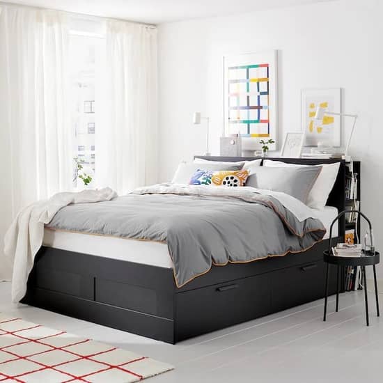 БРИМНЭС - функциональная и стильная кровать от ИКЕА